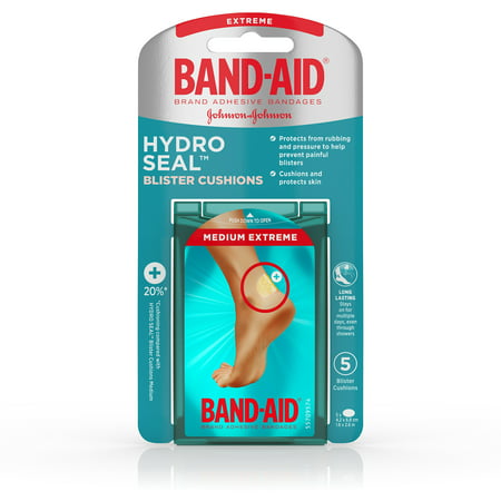 Band-Aid Brand Hydro Seal Bandages Blister Cushion, Medium 5 (Best Bandages For Blisters)