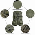 thumbnail image 3 of Fishing Fishing Vest Breathable Fishing Travel Mesh Vest With Zipper Pockets Summer Work Vest For Outdoor Activities, 3 of 7