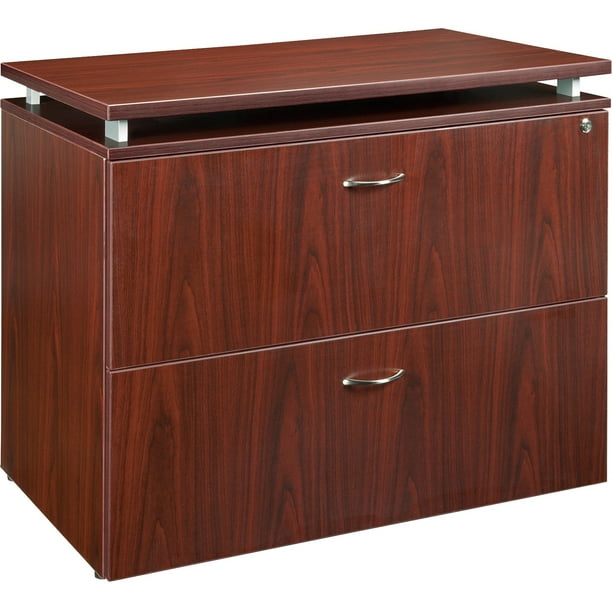 Lorell, LLR68718, Ascent File 1 Each, Mahogany