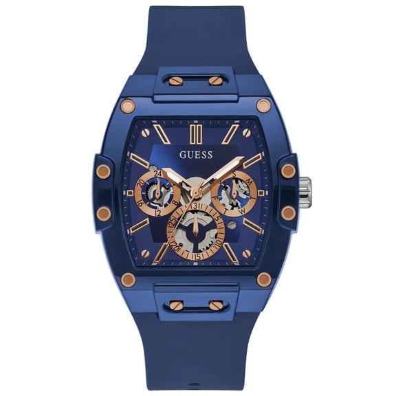 Guess Men's Classic Blue Dial Watch - GW0203G7