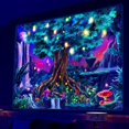 Atrippy Bedroom Backlit Tapestry, Uv Room Decor Tapestry Large Tapestry