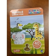 TCG Toys Magnetic Creations Jungle Safari Fun 40 pcs Magnetic Playset