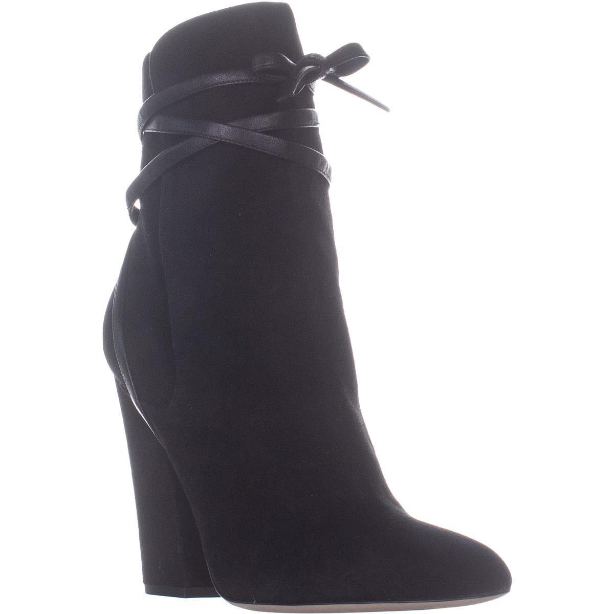 walmart black suede boots