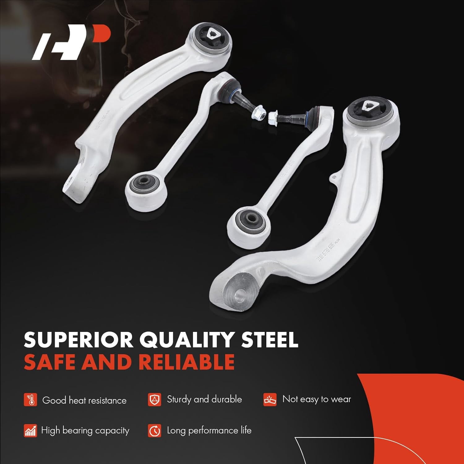 A-Premium 12Pcs Front Suspension Kit Lower Forward & Rearward Control Arm w/Ball Joint Sway Bar Link Tie Rod End Compatible with BMW 525xi/530xi 06-07 528i xDrive/535i xDrive 09-10 528xi 535xi