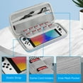 thumbnail image 3 of Fintie Carrying Case for Nintendo Switch OLED Model 2021/Switch 2017, [Shockproof] Hard Shell Protective Cover Travel Bag w/10 Game Card Slots, Evening Ombre, 3 of 8