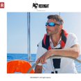 thumbnail image 2 of Gafas de sol ROCKNIGHT deportivas polarizadas UV400 sin montura azules, 2 of 6