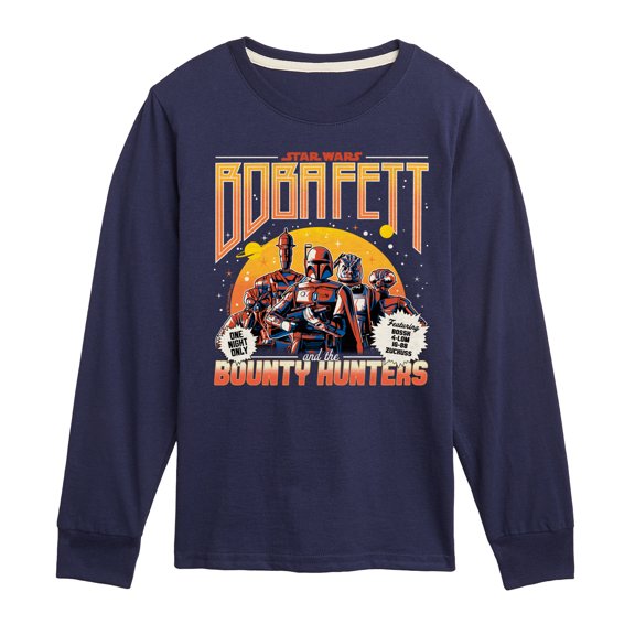 Star Wars - Boba Fett and the Bounty Hunters Band - Toddler And Youth Long Sleeve Tee