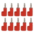 thumbnail image 1 of Dewin 4mm Solderless Banana Plug Stackable 30V AC-60V DC 24A 10Pcs Set, 1 of 14