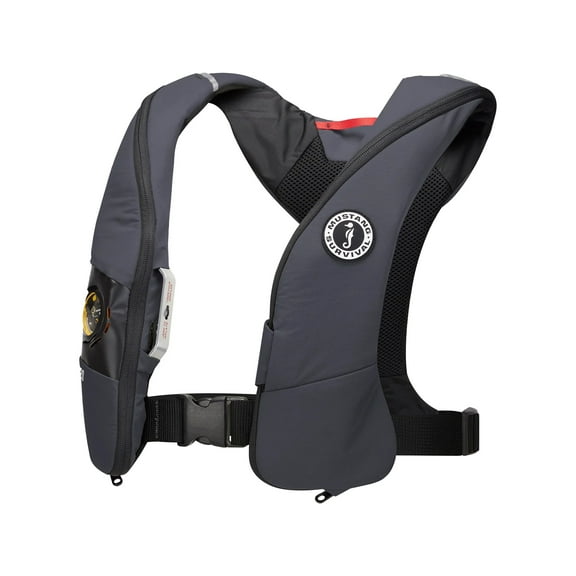 Mustang Survival Elite 120 Automatic Inflatable Life Jacket Admiral Gray