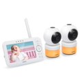 thumbnail image 1 of [Upgraded] VTech VM5463-2 Video Baby Monitor 5" LCD with 2 Cameras, Battery 12 Hrs. Video Mode, Pan Tilt Zoom, Color Night Light, Glow On The Ceiling Projection, Sound Activated Features, Two-Way Talk, 1 of 5