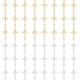 thumbnail image 1 of 50 dijes de estrella de latón de 1/2 pulgada, colgantes metálicos con eslabones de estrella del norte y agujeros dobles, dijes espaciadores para joyería., 1 of 5