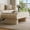 Beige, variant on YWEN 40 Inch Beige Carved Lift Top Coffee Table with Hidden Storage Compartment, Modern Minimalist Rectangular Coffee Table with Large Storage Space for Living Room