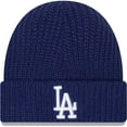 Men's New Era Royal Los Angeles Dodgers Logo Cuffed Knit Hat OSFA
