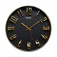 thumbnail image 1 of Reloj De Pared Steiner Análogo con Numeros En Relieve 30cm Golden & Black, 1 of 4