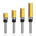 thumbnail image 3 of Destyer 4pack/lot Haute Précision Charnière Mortifiant Routeur Bit Professionnel Finition Modèle Routeur Bit Flush Garniture, 3 of 6