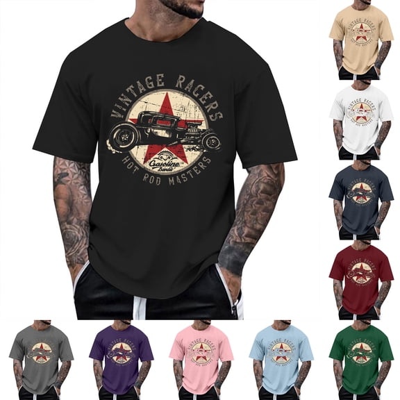 White T Shirts for Men 3xl Cozy Loose Fit Crewneck Holiday Tees Clothes Solid Color Shirt Casual Short Sleeve Summer Basic Tops