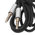 thumbnail image 1 of JUEGO DE ALAMBRE DE TRENZAS AURICULAS AUDIO Cable Volumen Control de Micrófono Para A10 A40, 1 of 7