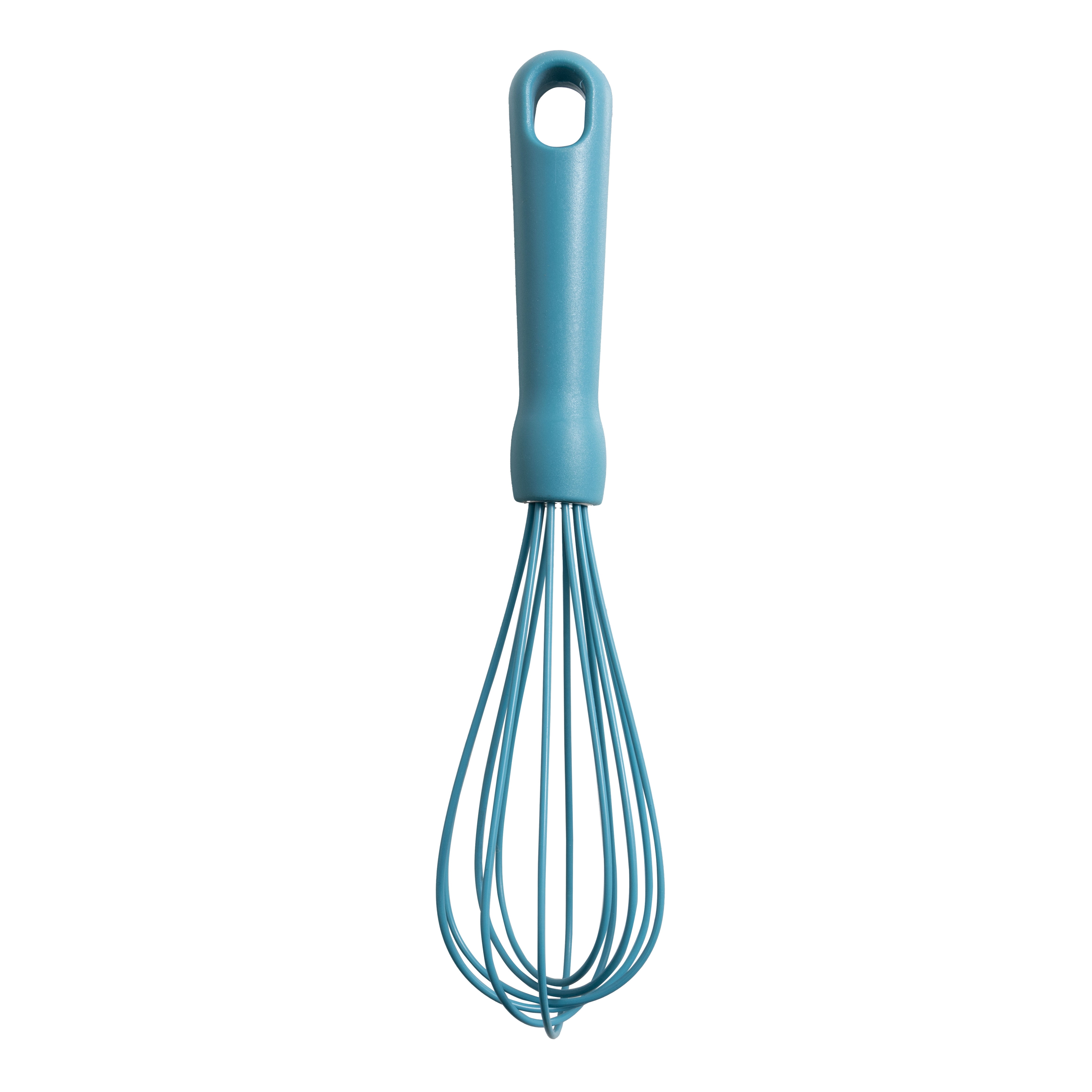 Mainstays 3-Piece Silicone Whisk Set, 10.5 in/10.4 in/9.6 in, Blue