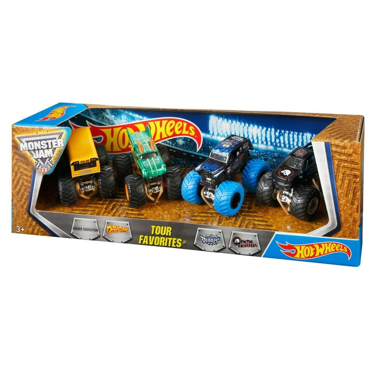 Hot Wheels Monster Jam Tour Favorites – Styles May Vary