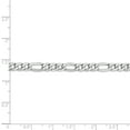 thumbnail image 5 of 14K White Gold 5.35mm Semi-Solid Figaro Chain 20 Inch, 5 of 6