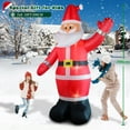 thumbnail image 6 of 10 FT Christmas Inflatable Santa Claus Outdoor Decoration, Huge Xmas Classic Santa Blow up Santa with Built-in LED Light, Giant Holiday Party Decor for Yard Garden Hall Plaza Mall, Instant Inflate, 6 of 6
