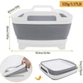 thumbnail image 2 of Lavabo Plegable Portátil, Fregadero Portátil Plegable, Tina Plegable, Cubeta Plegable para Platos, Cuenco Plegable para Viajes, Camping y Cocina, 2 of 4