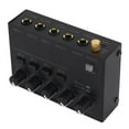 thumbnail image 1 of 4 Channel Audio Mixer, Metal Shell Independent Volume Control Strong Configuration Simple  Mode 4 Channel Headphone Amplifier  for Home EU Plug,UK Plug,US Plug, 1 of 7