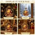 thumbnail image 4 of Glowing Christmas Story Ornament, Light-Up Diorama with Mini Scene, Warm LED Decor for Tree Mantel Window, Holiday Keepsake Gift (Christmas Express), 4 of 7