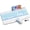 Cloud White, variant on Rechargeable Backlit Wireless Keyboard and Mouse Combo, Ergonomic with Wrist Rest & Phone Holder, Silent for Windows/Mac/Chrome OS - Black