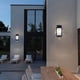 thumbnail image 4 of Aplique de Pared Solar para Exteriores, Resistente Al Agua Ip65, Iluminación Led Blanca Cálida para Jardín, Patio, Pasarela y Entrada de Vehículos (1 Unidad, Color Negro), 4 of 7