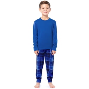 Fruit of the Loom Boys Long Sleeve Jogger Pajama Set