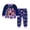 Purple, variant on K-POP Witch Hunt Kids Women's Pajama Set Fashion Pajama Princess Dress Girl Long Sleeve T-shirt+Pants 5-12 Years Old