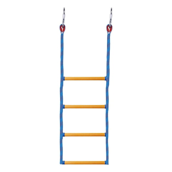 DYNWAVECA Boat Rope Ladder Climbing Rope Ladder Portable Boat Ladder Marine Rope Ladder Swim Ladder for Canoeing Motorboat Kayak Dinghy