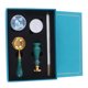 thumbnail image 1 of Wax Sealing  Kit, Exquisite Workmanship Detachable Handle Vintage Wax Sealing  Kit 5 Pcs  For DIY ANGGREK Wax Sealing Set, 1 of 7