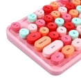 thumbnail image 3 of Mofii Ensemble Clavier Sans Fil 2.4G Couleur Mixte Sweet Keyboard Combo Touche de Suspension Circulaire pour PC Portable Rose, 3 of 7