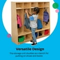 thumbnail image 6 of Childcraft 5-Section Bench Coat Locker, 6 of 10