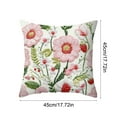thumbnail image 2 of Linen Pillowcase with Printed Pattern, Soft Imitation Embroidery Cushion Cover for Sofa Decor and Multi-Use Home Accent, 2 of 6