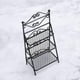 thumbnail image 2 of Mini House Flowerpot Shelf Miniature Display Rack Doll House Balcony Furniture, 2 of 4