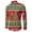 Z13-Red, variant on XDZJLR Mens Christmas Santa Claus Shirts Male Winter Xmas Long Sleeve Button Full Print Funny Special Atmosphere Shirts For Men Dark Green L