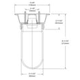 thumbnail image 3 of CAPTIVE-AIRE Restaurant Canopy Hood Light Fixture with Thermal and Shock Resistant Globe, 3 of 5