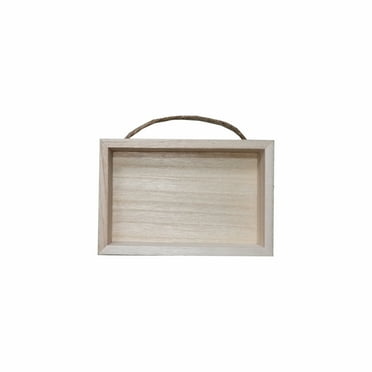 5” x 4” Unfinished Wooden Rectangle Shadow Box Picture Frame by Make Market - Ready-to-Finish Memory Box Display Case - Bulk 24 Pack