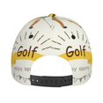 thumbnail image 3 of Kdxio Unisex Golf Icons And Golfer Pattern Baseball Cap Unisex Washed Classic Adjustable Hat, 3 of 5