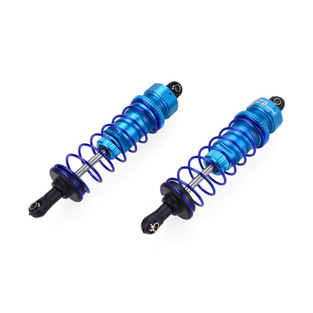 Vogacara 4 piezas 1/10 RC coches simulados Metal amortiguador delantero trasero ajustable amortiguador accesorio reemplazo para ZD Racing Kits de construcción modelo Azul claro Vogacara FN009859-03