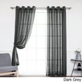 thumbnail image 4 of Best Home Fashion, Inc. Oxford Indoor/Outdoor Curtain Panel (Set of 2), 4 of 5