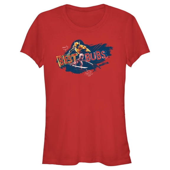 Junior's Marvel: Deadpool & Wolverine Insert Sound Effect Here Graphic T-Shirt