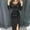 A0762-Black, variant on CALAFEBILA Semi Formal Dresses for Women Long Sleeve V-neck Solid Color Midi Bodycon Dress Sequin Party Long Dresses for Women 2025