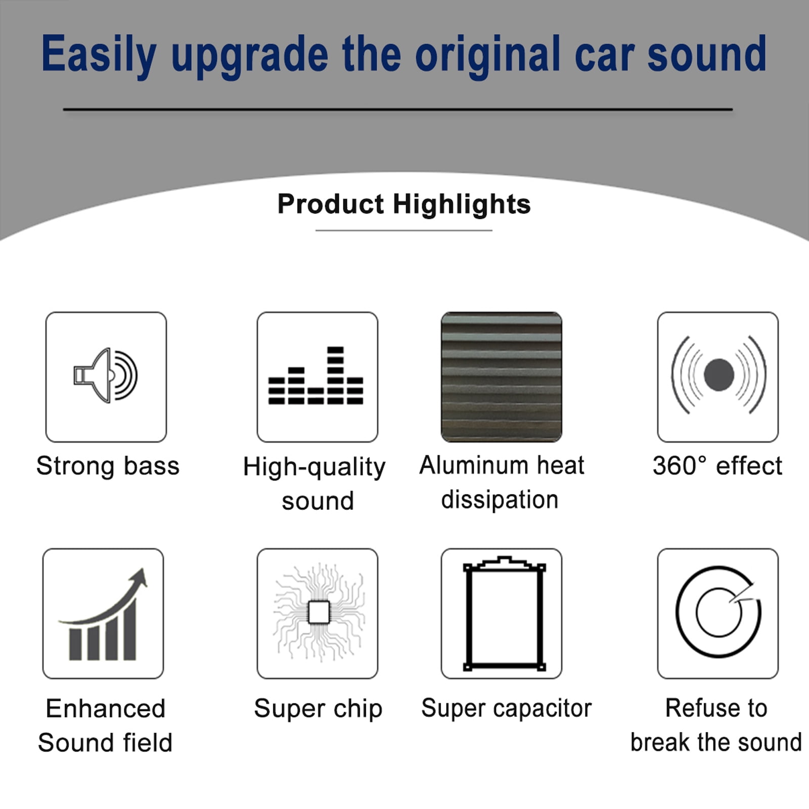 12V 600W Subwoofer Board Bass Module High Power Mono Channel Car Audio Amplifier Board, Powerful Bass Car Audio High Power Amplifier Amp Board