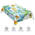 thumbnail image 6 of CRIXLHIX 60x120inches White Blue Floral Rectangle Tablecloth Watercolor Flowers Decorative Table Cloth Spillproof Polyester Table Cover for Kitchen Dining Picnic Holiday Wedding Party Decor, 6 of 7