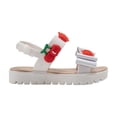 thumbnail image 3 of bebe Girls Sandals - Cute and Comfy Flat Summer Sandals with Fruit Charms, 3 of 12