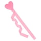 thumbnail image 2 of Cinta de corazón festiva de San Valentín de 41 pulgadas con lazo de cinta decorativa para corona Rosa, 2 of 8
